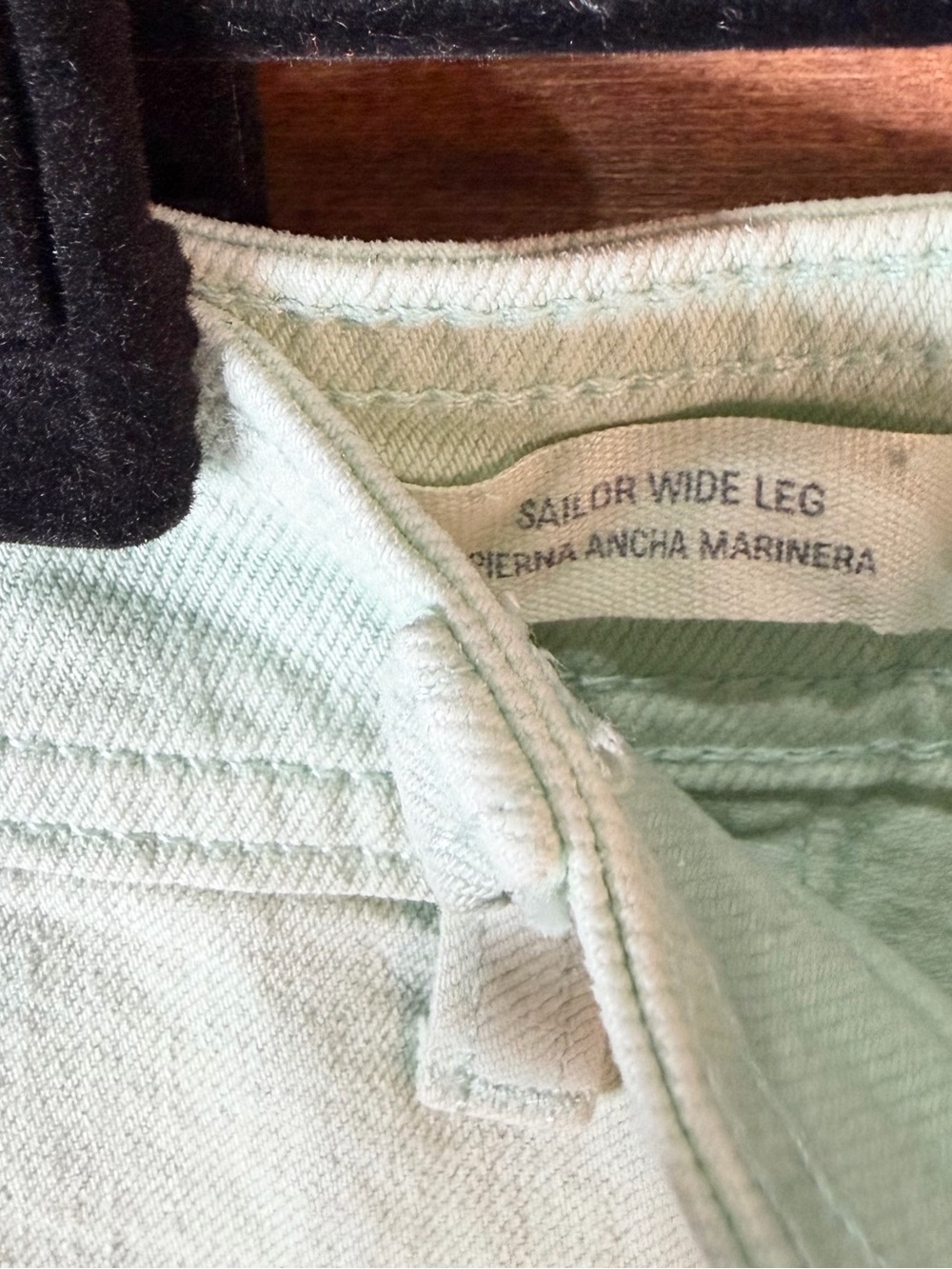 Universal Thread High-Rise Wide Leg Jeans in Mint - Picture 3 of 9